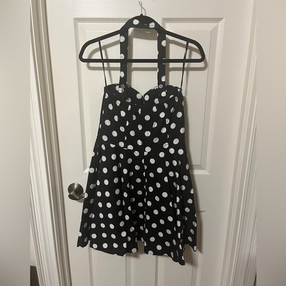 Polka dog retro/pin up dress